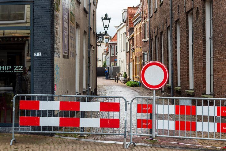 Oudestraat ter hoogte van de Botervatsteeg. - Foto: Peter Denekamp