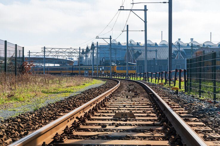 Kamperlijntje bij station Zwolle. - Foto: Peter Denekamp