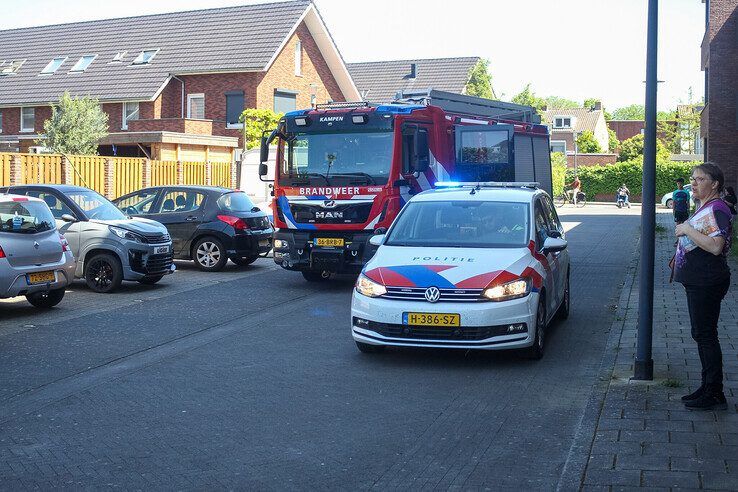 Kleine brand in berging van woning aan Kattegatstraat - Foto: Pascal Winter