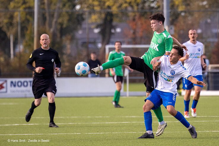 In beeld: ‘s-Heerenbroek schakelt HTC uit in eerste bekerronde, deze teams uit Kampen bekeren ook verder - Foto: Hans Smit