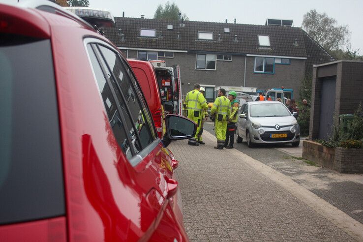 Kruipruimte van woning op Waterkers komt vol gas te staan door lekkage - Foto: Pascal Winter