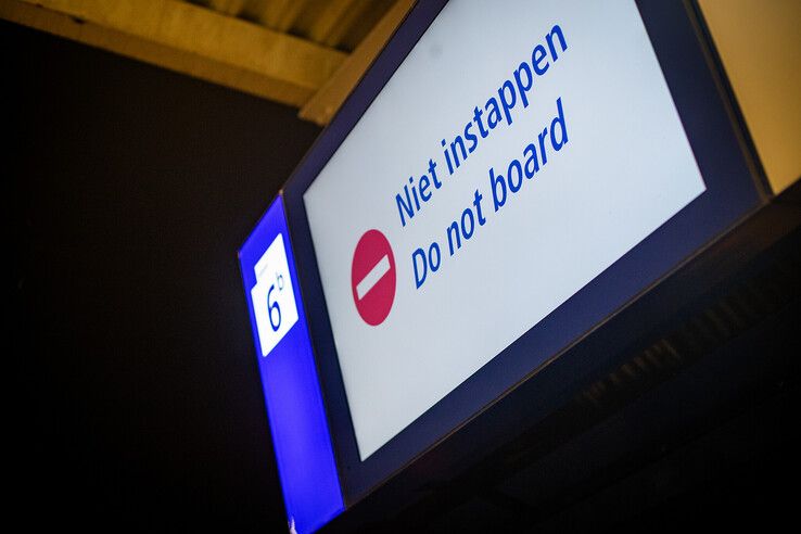 In beeld: Geen treinen in Noord-Oost Nederland door staking bij ProRail - Foto: Hugo Janssen