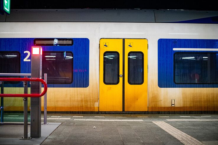 In beeld: Geen treinen in Noord-Oost Nederland door staking bij ProRail - Foto: Hugo Janssen